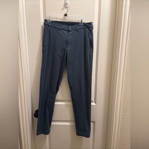 Lululemon Commission Warpstreme Pants Slim Fit Men’s Size 31x30 Iron Blue M5AF2S